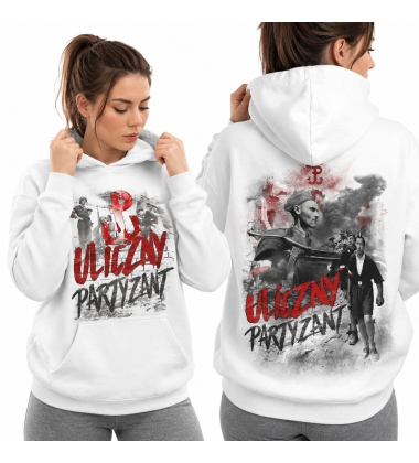 Damska bluza z kapturem ULICZNY PARTYZANT